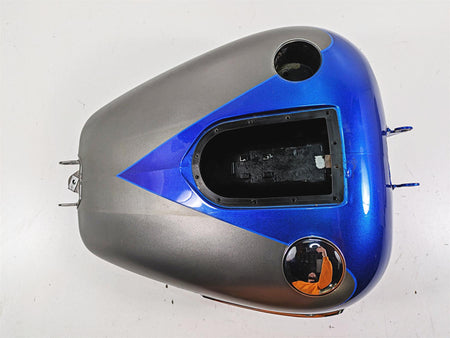 2009 Harley Dyna FXDFSE CVO Fat Bob Fuel Gas Tank Granite Blue - Read 61723-09 {{ shop.shopifyCountryName }} - Mototech271