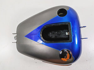 2009 Harley Dyna FXDFSE CVO Fat Bob Fuel Gas Tank Granite Blue - Read 61723-09