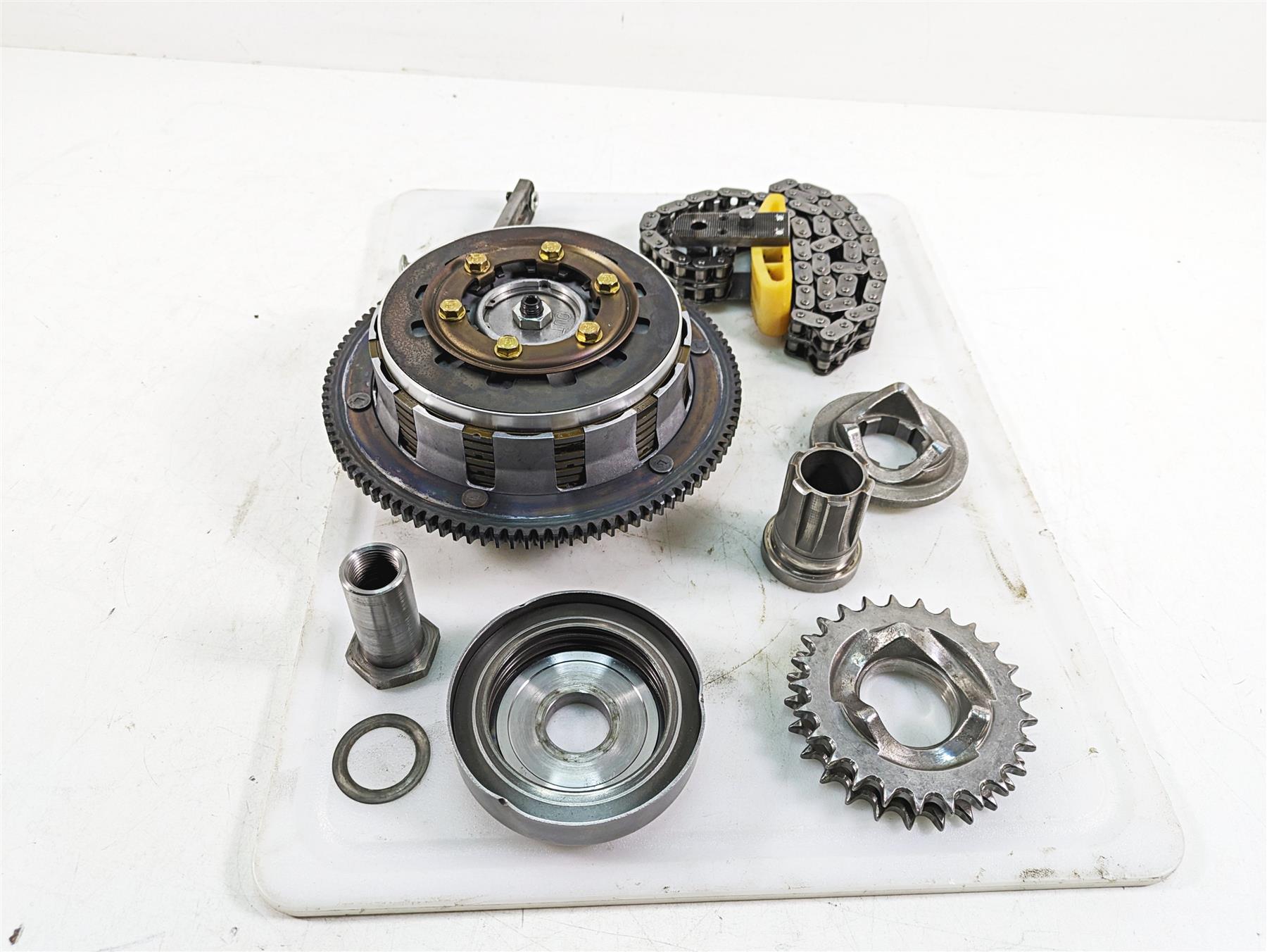 1999 Harley Touring FLHTC Electra Glide Primary Drive Clutch Set 37707-98A {{ shop.shopifyCountryName }} - Mototech271