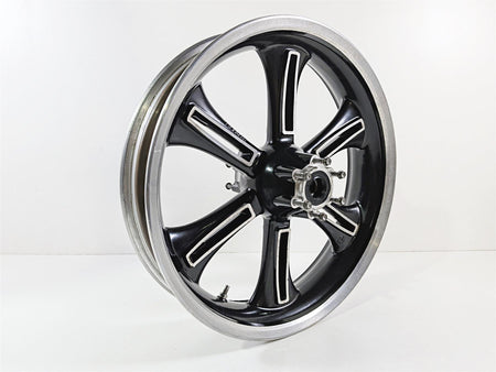 2013 Victory Vision Tour Straight Black Front Wheel Rim 18x3.5 1521383 {{ shop.shopifyCountryName }} - Mototech271