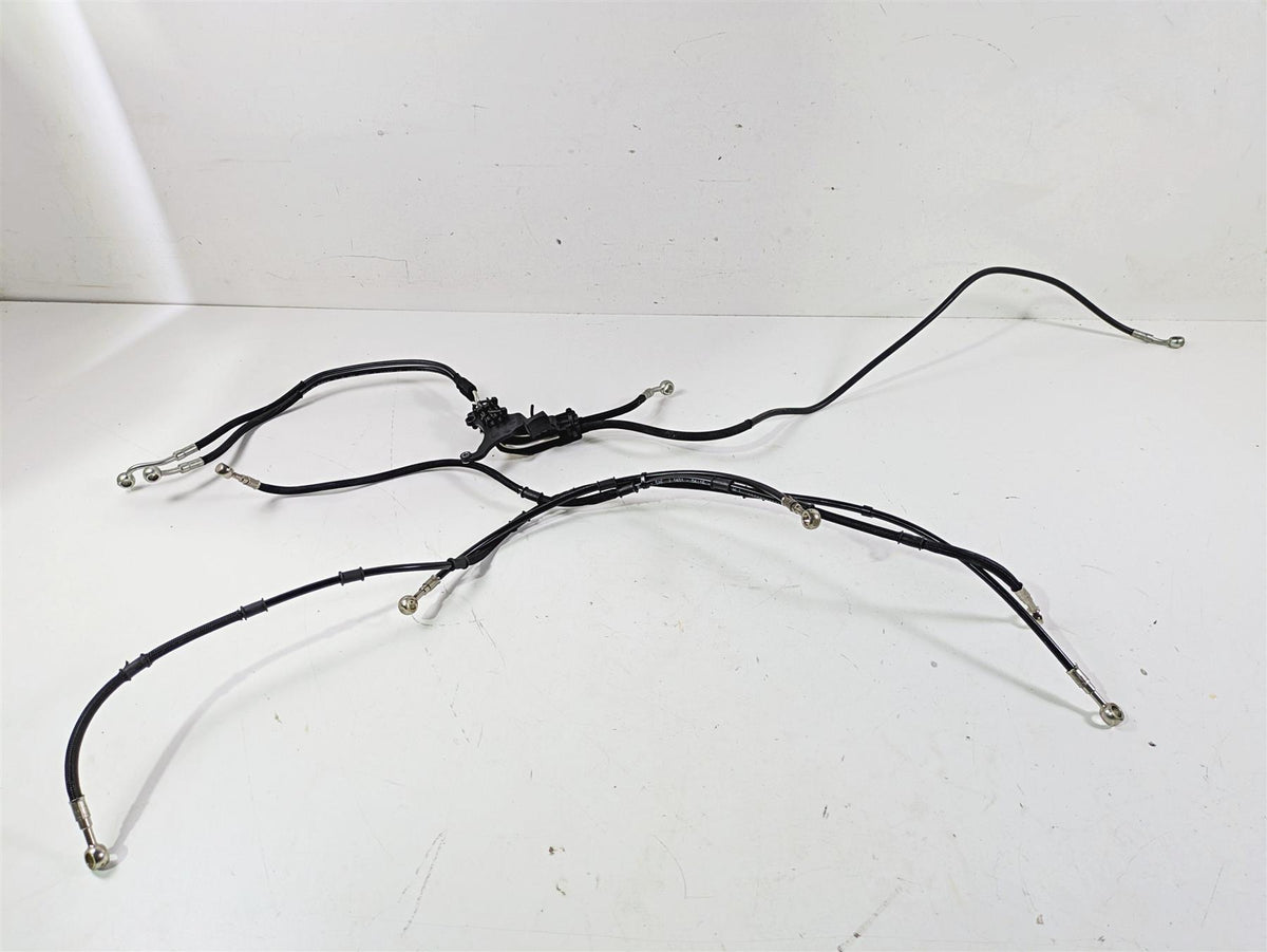 2016 Ducati Monster 1200 S Front Rear Abs Brake Line Set 61810531B 61910493B {{ shop.shopifyCountryName }} - Mototech271