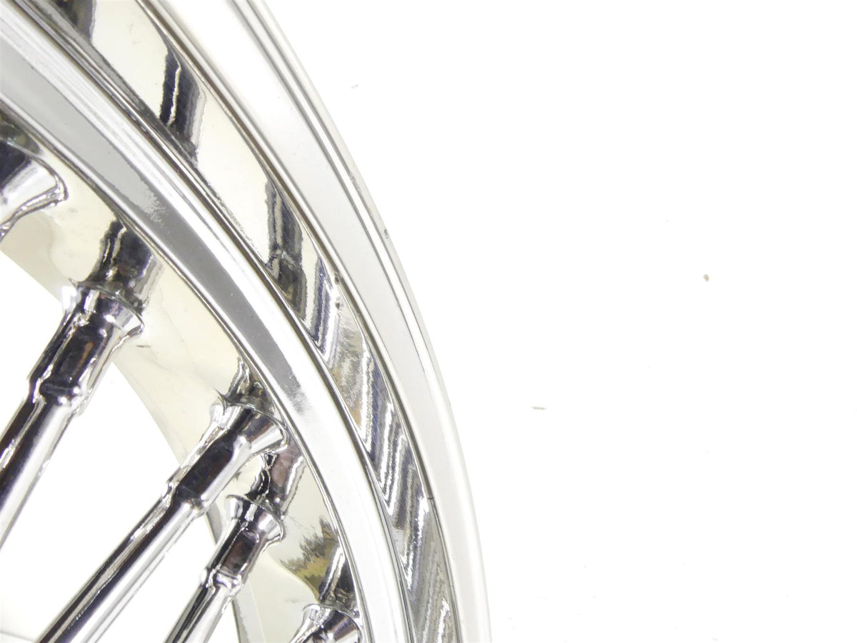 2017 Harley Softail FXSB Breakout Chrome Front Wheel Rim Fat Spoke 21x3.5 {{ shop.shopifyCountryName }} - Mototech271