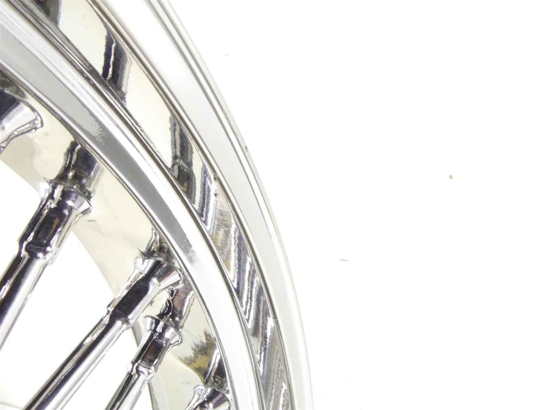 2017 Harley Softail FXSB Breakout Chrome Front Wheel Rim Fat Spoke 21x3.5 {{ shop.shopifyCountryName }} - Mototech271