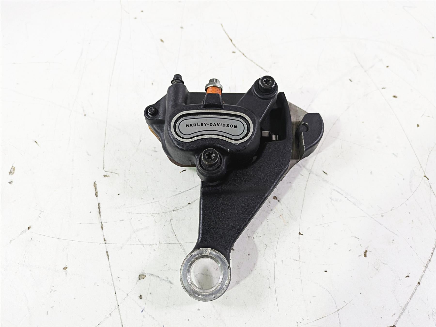 2016 Harley FLSTC Softail Heritage Rear Brake Caliper & Bracket 41300097 | Mototech271