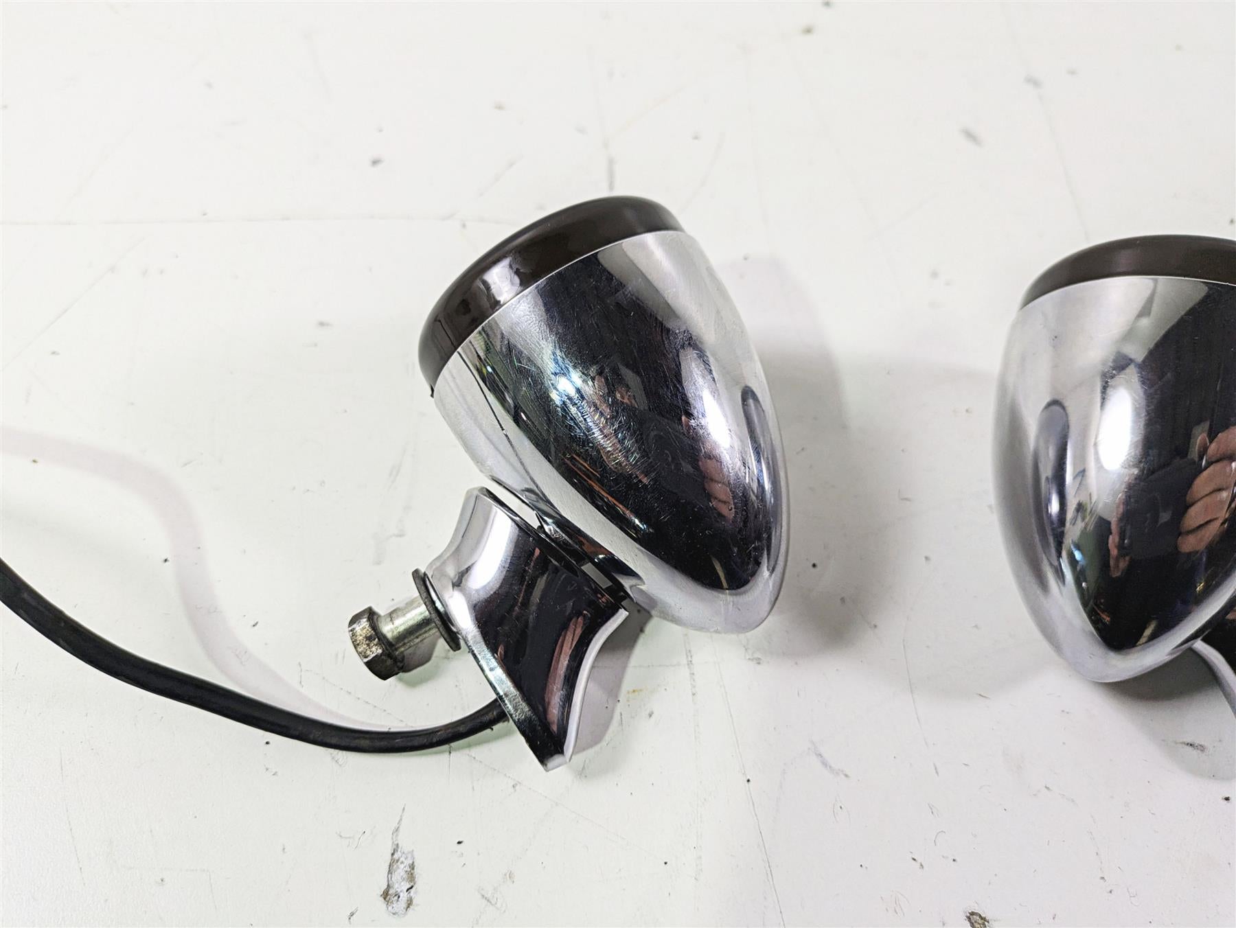 2007 Harley FXDWG Dyna Wide Glide Rear Smoked Led Blinkers Turn Signals 68977-00 {{ shop.shopifyCountryName }} - Mototech271