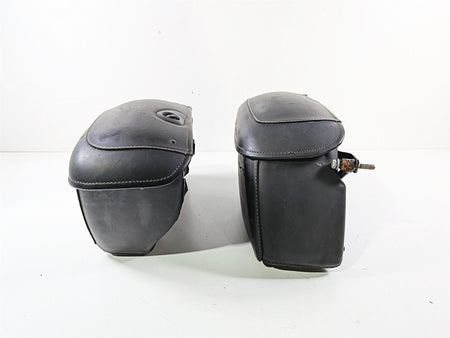 2012 Harley Softail FLSTF Fat Boy Saddlebag & Mounts Leather Hard Bags 53061-00B {{ shop.shopifyCountryName }} - Mototech271