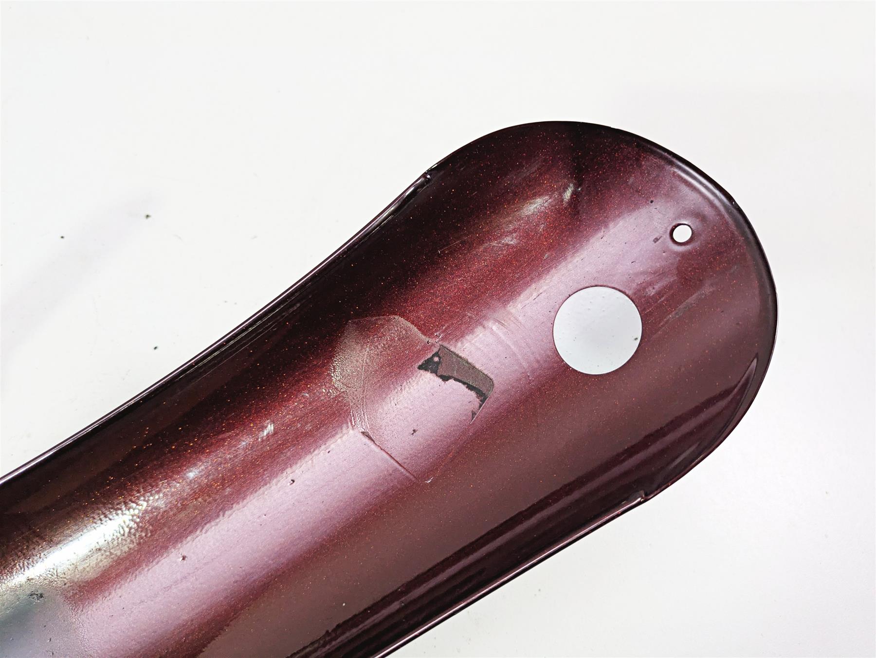 2008 Harley FXCWC Softail Rocker Front Fender Crimson Red Sunglo Deluxe 60158-08 {{ shop.shopifyCountryName }} - Mototech271