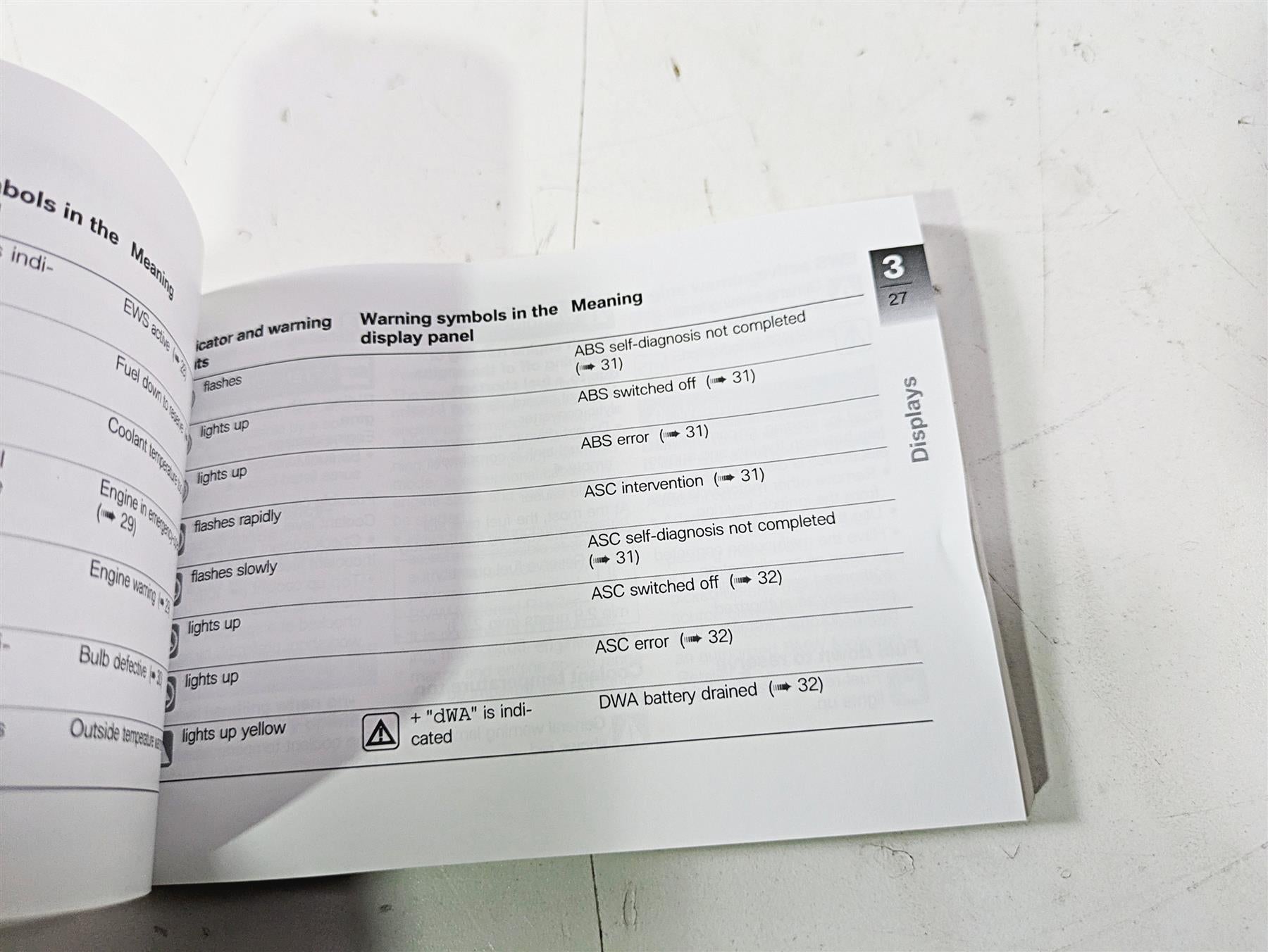 2017 BMW F800GS Adv K75 Owners Manual Book 01408354737 {{ shop.shopifyCountryName }} - Mototech271
