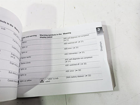 2017 BMW F800GS Adv K75 Owners Manual Book 01408354737 {{ shop.shopifyCountryName }} - Mototech271
