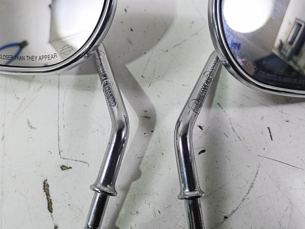 2016 Harley FLSTC Softail Heritage Chrome Rear View Mirror Set 91840-03 91845-03 {{ shop.shopifyCountryName }} - Mototech271