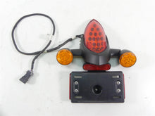 Load image into Gallery viewer, 2016 Indian Chief Dark Horse Taillight Blinker Plate Holder Set 5138445
