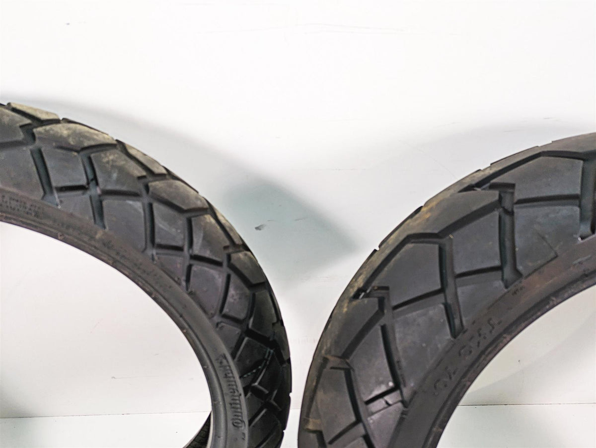 Used Front Rear Motorcycle Tire Set Continental TKC 70 120/70R17 180/55R17 -Read {{ shop.shopifyCountryName }} - Mototech271