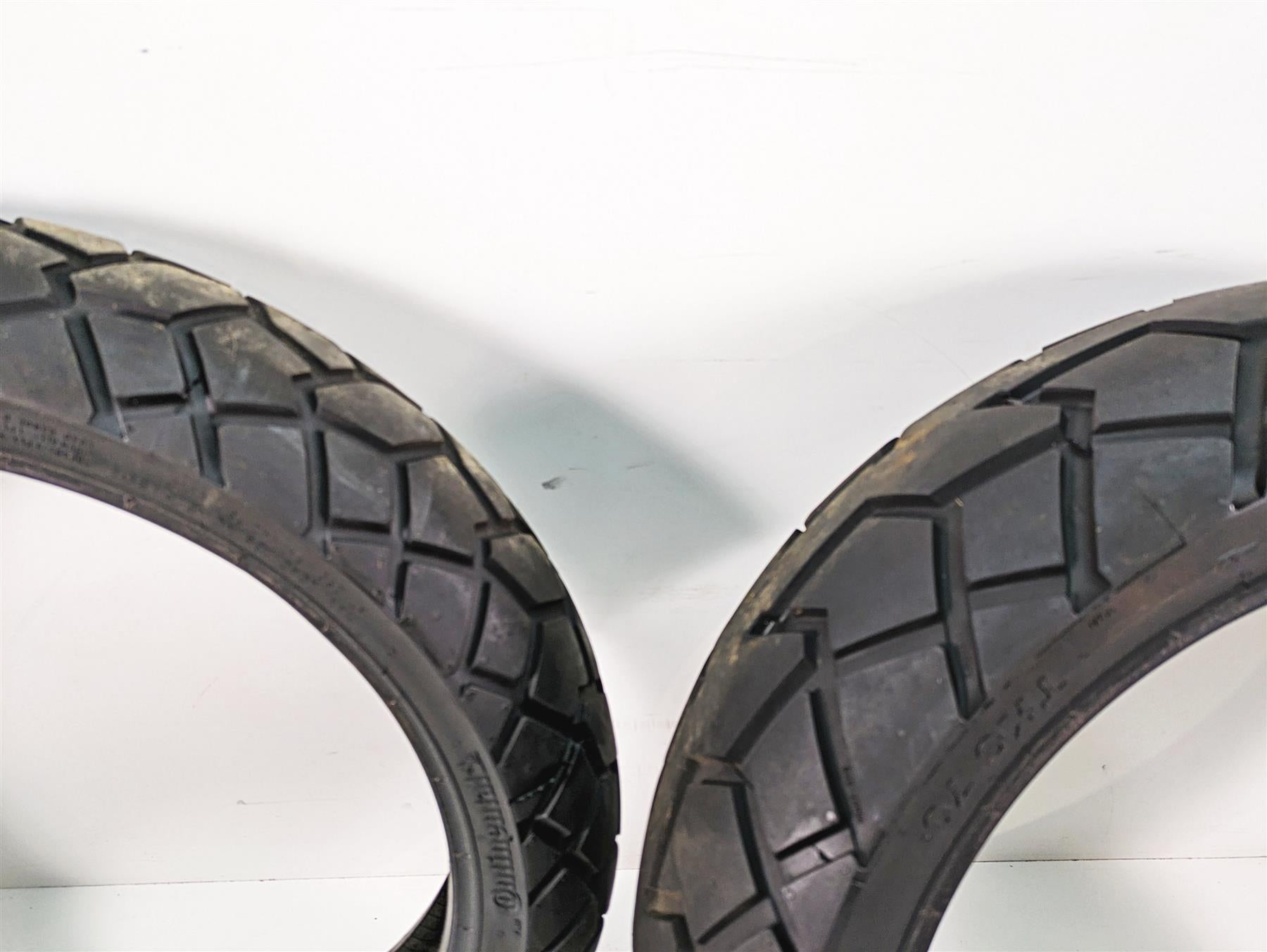 Used Front Rear Motorcycle Tire Set Continental TKC 70 120/70R17 180/55R17 -Read {{ shop.shopifyCountryName }} - Mototech271