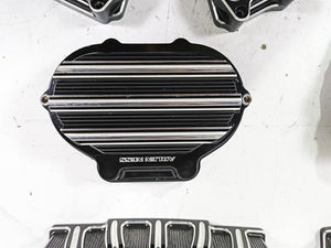 2015 Harley Touring FLHXS Street Glide Arlen Ness Engine Tranny Cover Set 03-963
