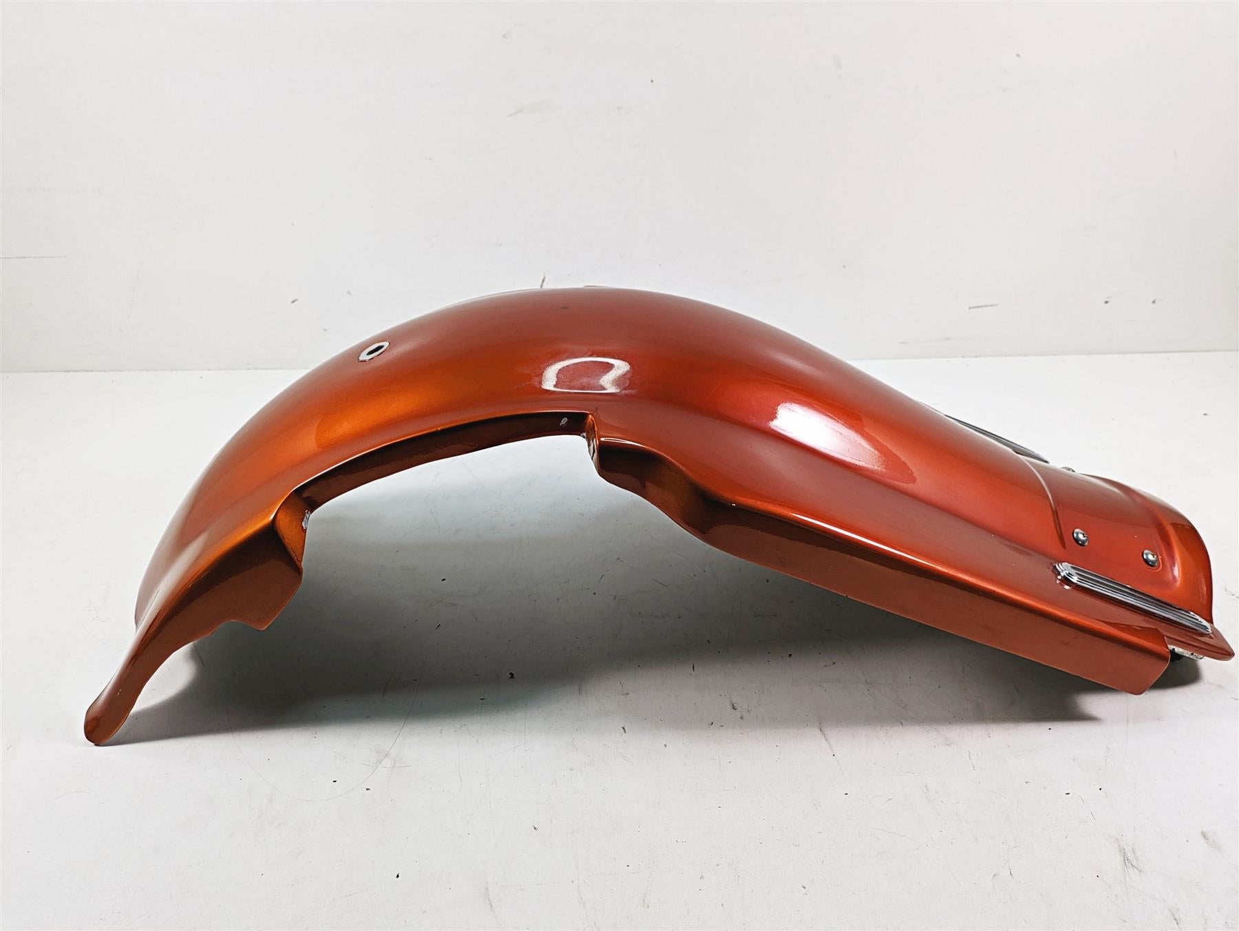 2011 Harley Touring FLTRU Road Glide Custom Fiber Stretched Rear Fender + Light For 2 into 1 Exhaust {{ shop.shopifyCountryName }} - Mototech271