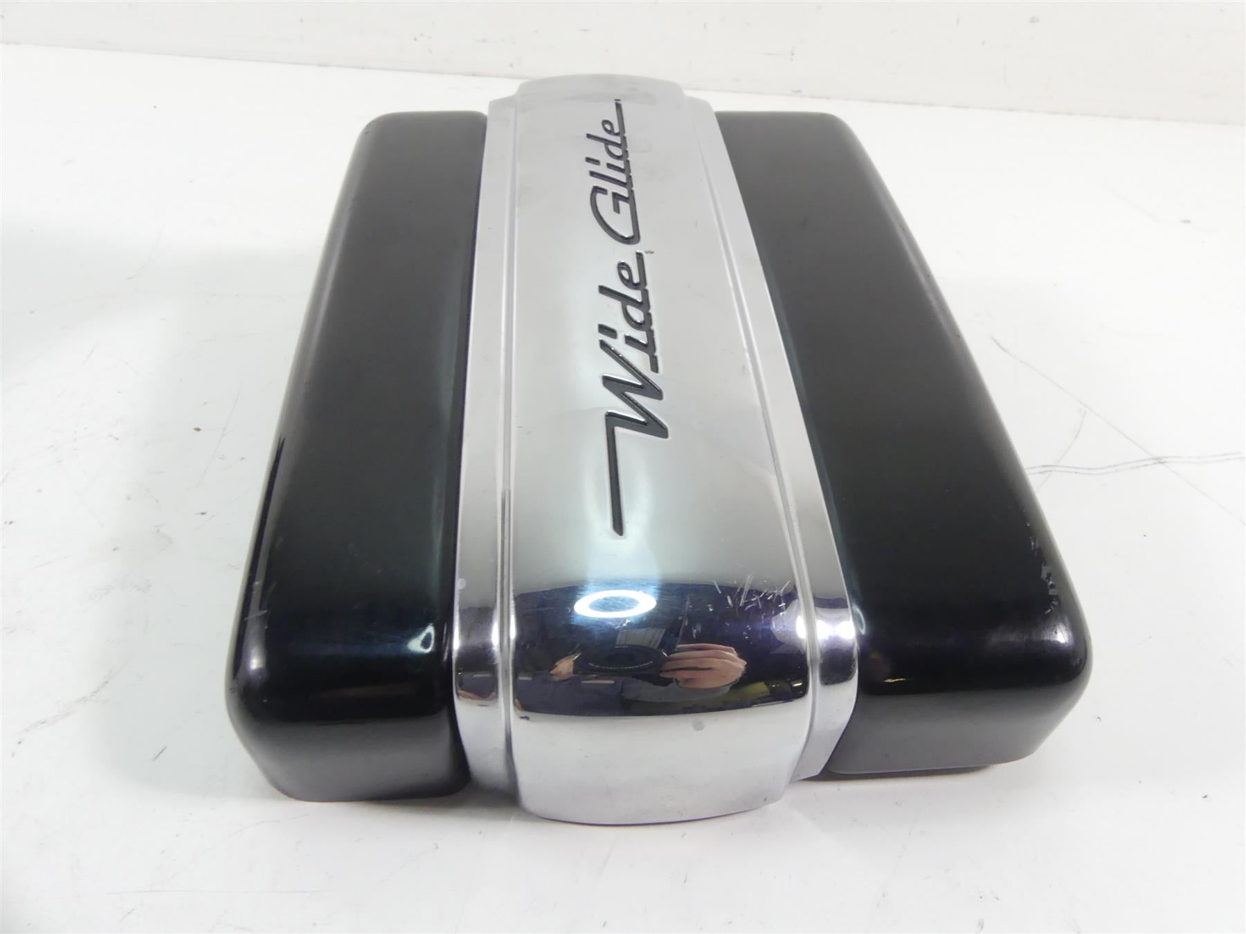 2013 Harley FXDWG Dyna Wide Glide Right Battery Tray & Chrome Cover 66366-06 {{ shop.shopifyCountryName }} - Mototech271