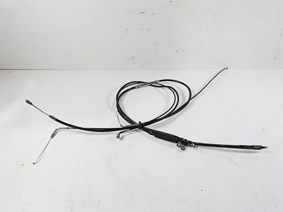 2014 Harley FLS Softail Slim 16" Apehanger Extended Throttle & Clutch Cables {{ shop.shopifyCountryName }} - Mototech271
