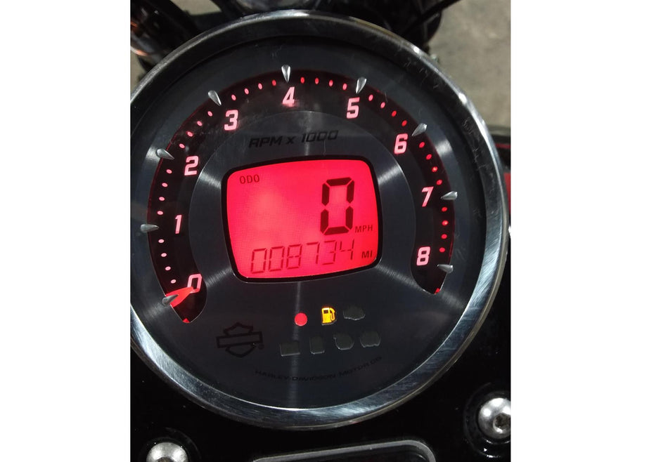 2014 Harley Dyna FXDF Fat Bob Speedometer Tahometer Digital Analog 70900184 {{ shop.shopifyCountryName }} - Mototech271
