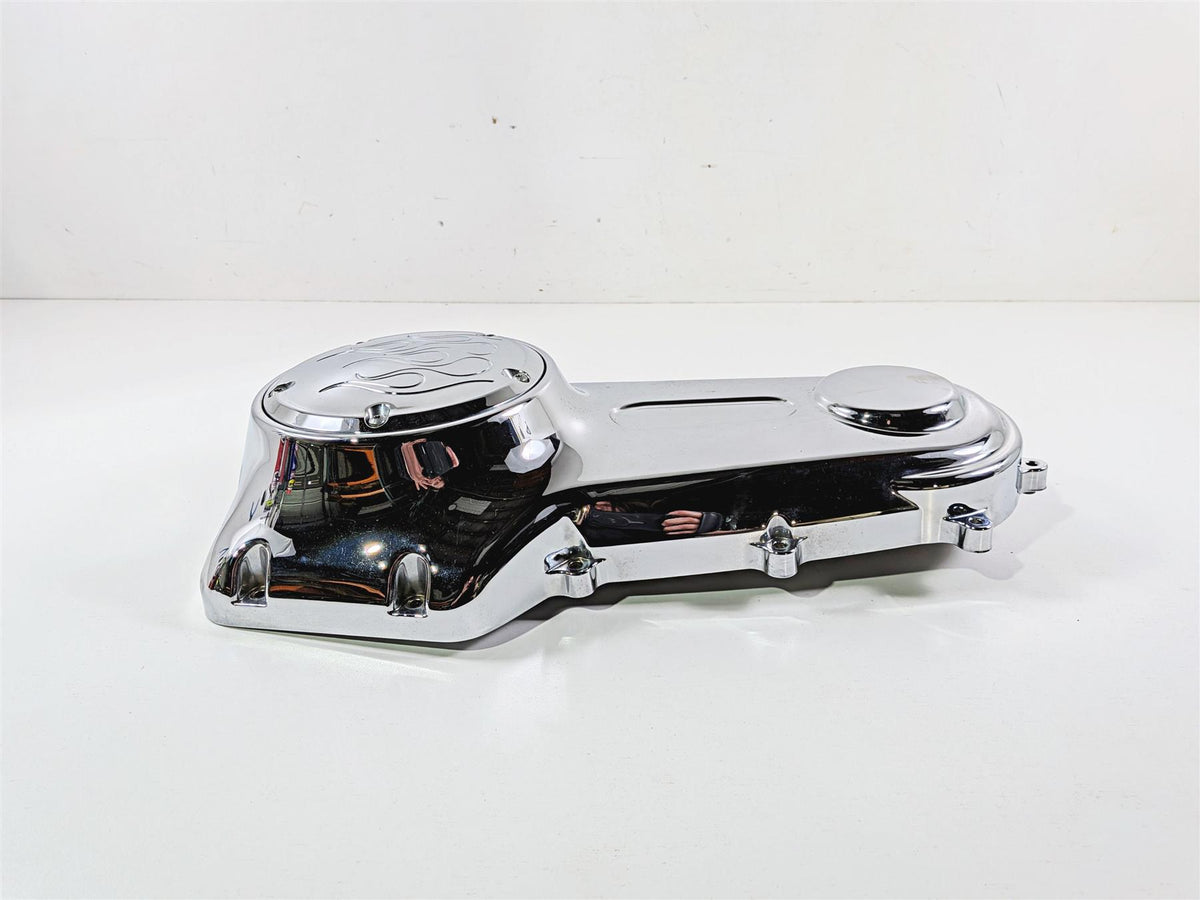2009 Harley FXCWC Softail Rocker Outer Primary Drive Clutch Cover 60784-06 {{ shop.shopifyCountryName }} - Mototech271
