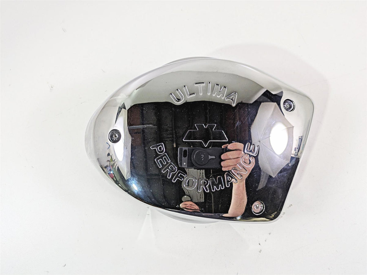 2008 Ultima Motorcycles Fat Bastard Chrome Air Box Intake Manifold & Cover {{ shop.shopifyCountryName }} - Mototech271