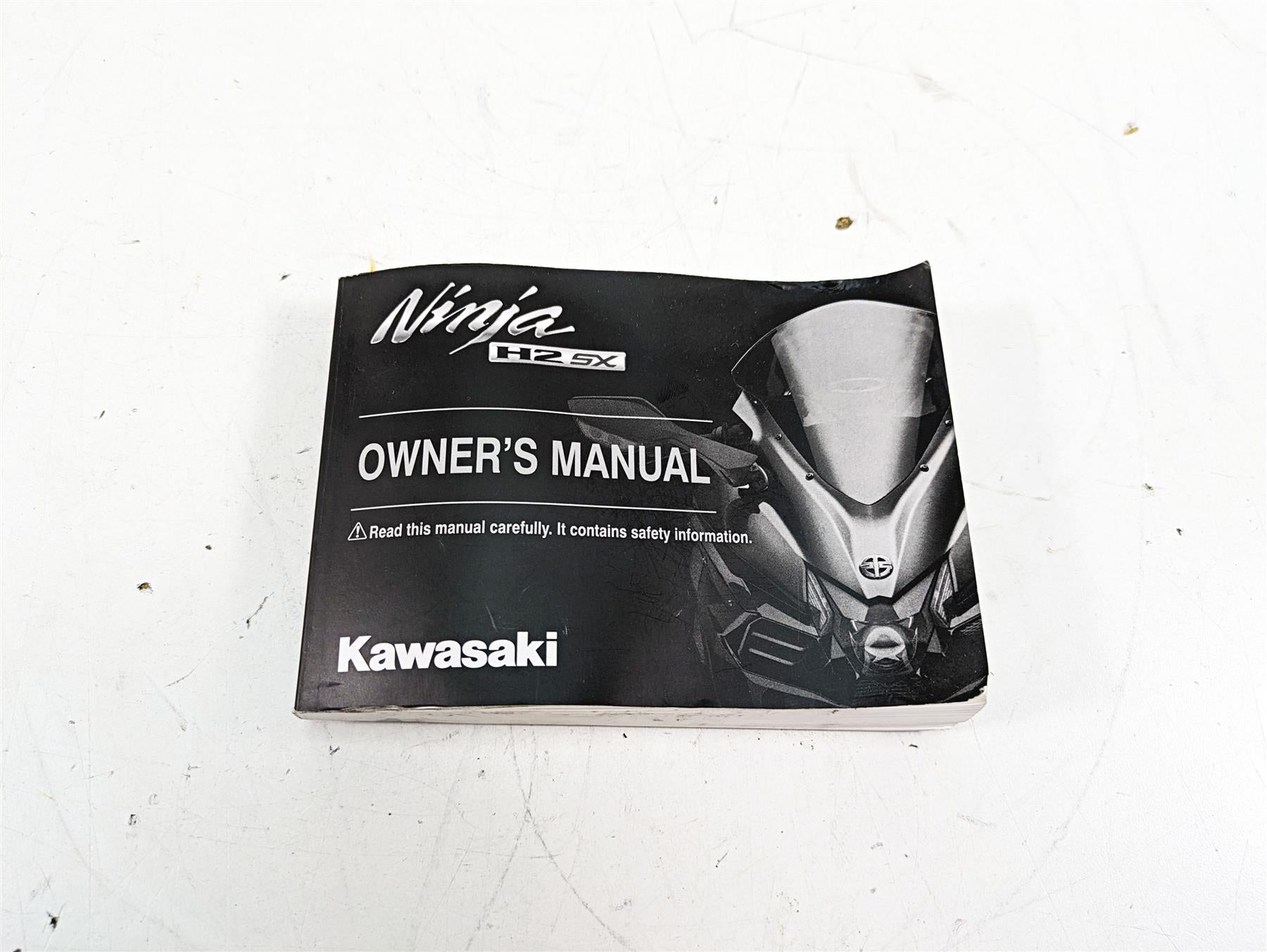 2018 Kawasaki ZX1002 Ninja H2 SX Owners Manual Booklet ZX1002AJ/BJ 99987-0050 {{ shop.shopifyCountryName }} - Mototech271