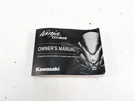 2018 Kawasaki ZX1002 Ninja H2 SX Owners Manual Booklet ZX1002AJ/BJ 99987-0050 {{ shop.shopifyCountryName }} - Mototech271