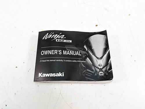 2018 Kawasaki ZX1002 Ninja H2 SX Owners Manual Booklet ZX1002AJ/BJ 99987-0050 | Mototech271