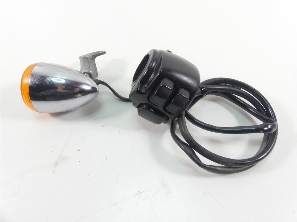 2014 Harley FXDF Dyna Fat Bob Left Control Switch + Turn Signal Blinker 72945-12 {{ shop.shopifyCountryName }} - Mototech271
