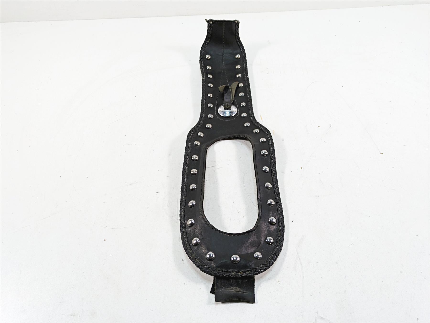 2000 Harley Dyna FXDL Low Rider Studded Leather Tank Cover Pad {{ shop.shopifyCountryName }} - Mototech271
