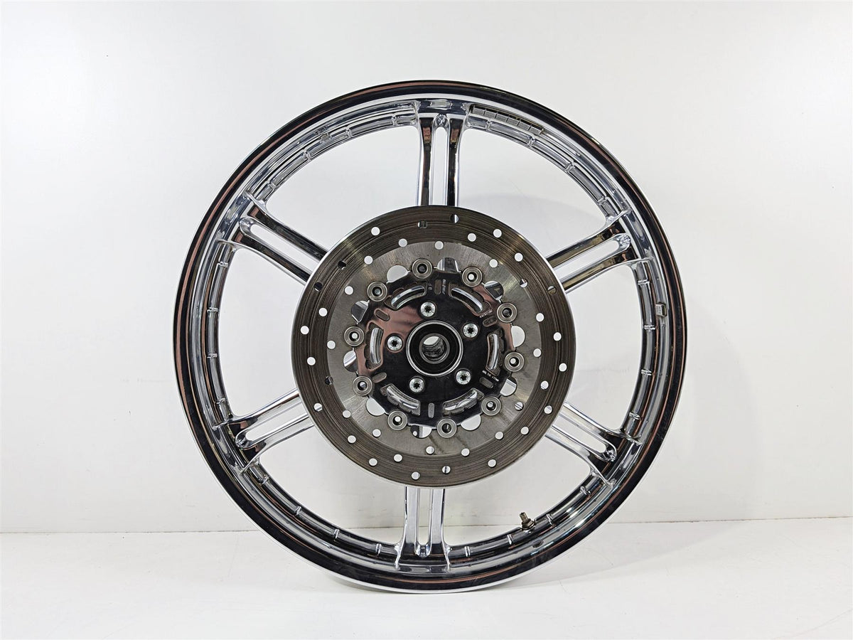 2008 Harley FXDSE CVO Dyna Chrome Slotted Front Wheel Rim 21x2.15 43973-08-Mototech271