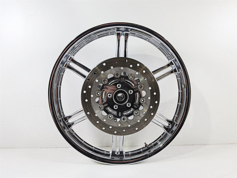 2008 Harley FXDSE CVO Dyna Chrome Slotted Front Wheel Rim 21x2.15 43973-08-Mototech271