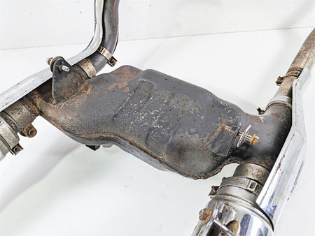 1989 Kawasaki VN750 Vulcan Left Right Exhaust Muffler & Header Set 18002-1701 {{ shop.shopifyCountryName }} - Mototech271