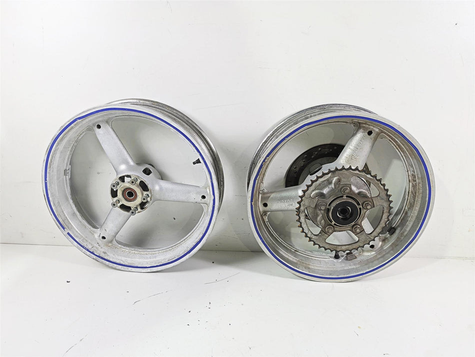2001 Suzuki SV650 Front Rear Wheel Rim 17x3.5 17x4.5 54111-03FA0 54111-03FA1 {{ shop.shopifyCountryName }} - Mototech271