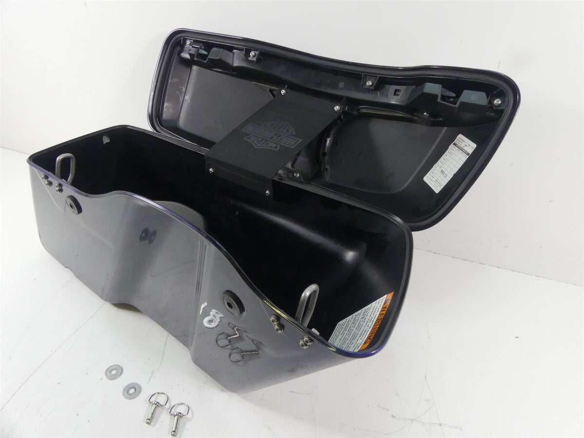 2014 Harley Touring FLHX Street Glide Left Saddlebag Big Blue Pearl 90200414 {{ shop.shopifyCountryName }} - Mototech271