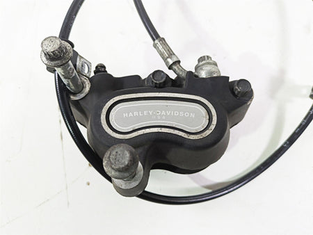 2008 Harley FLSTC 105TH Softail Heritage Front Brake Caliper + Line 44046-08 {{ shop.shopifyCountryName }} - Mototech271