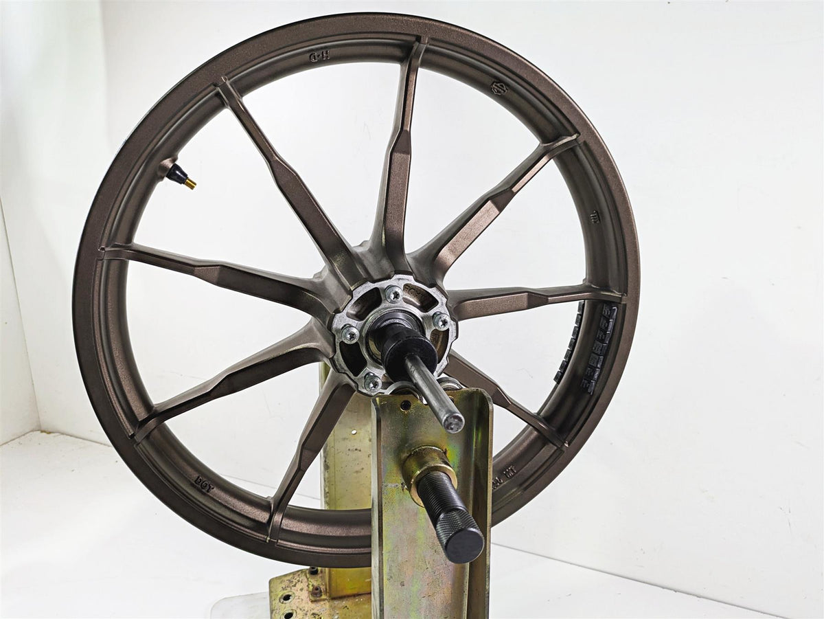 2022 Harley FXLRS Softail Low Rider Front Rim Wheel 9 Spoke 19x2.5 Bronze 43300740 {{ shop.shopifyCountryName }} - Mototech271
