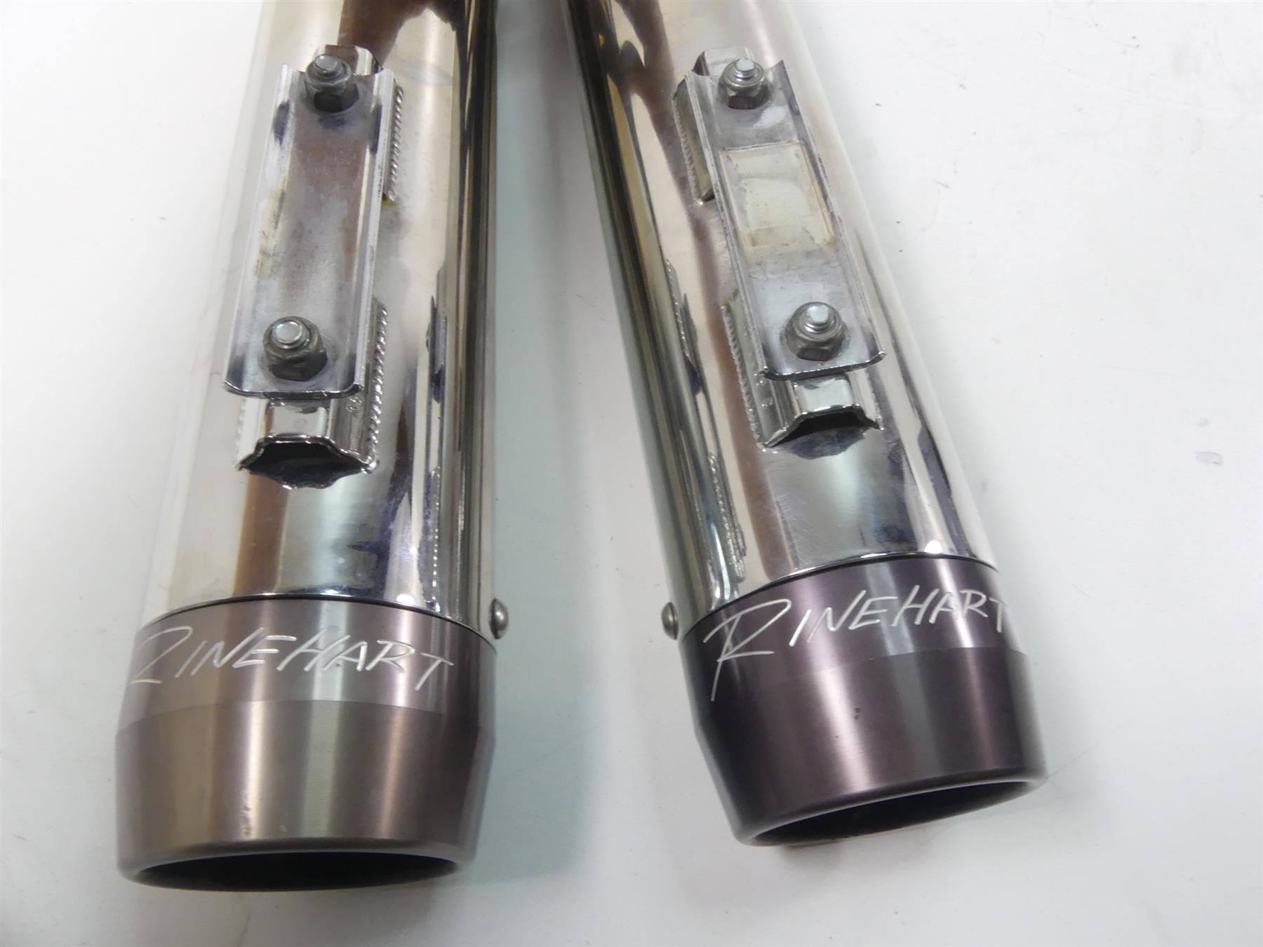2004 Harley FLHTC SE CVO Electra Glide True Dual Rinehart Exhaust System {{ shop.shopifyCountryName }} - Mototech271