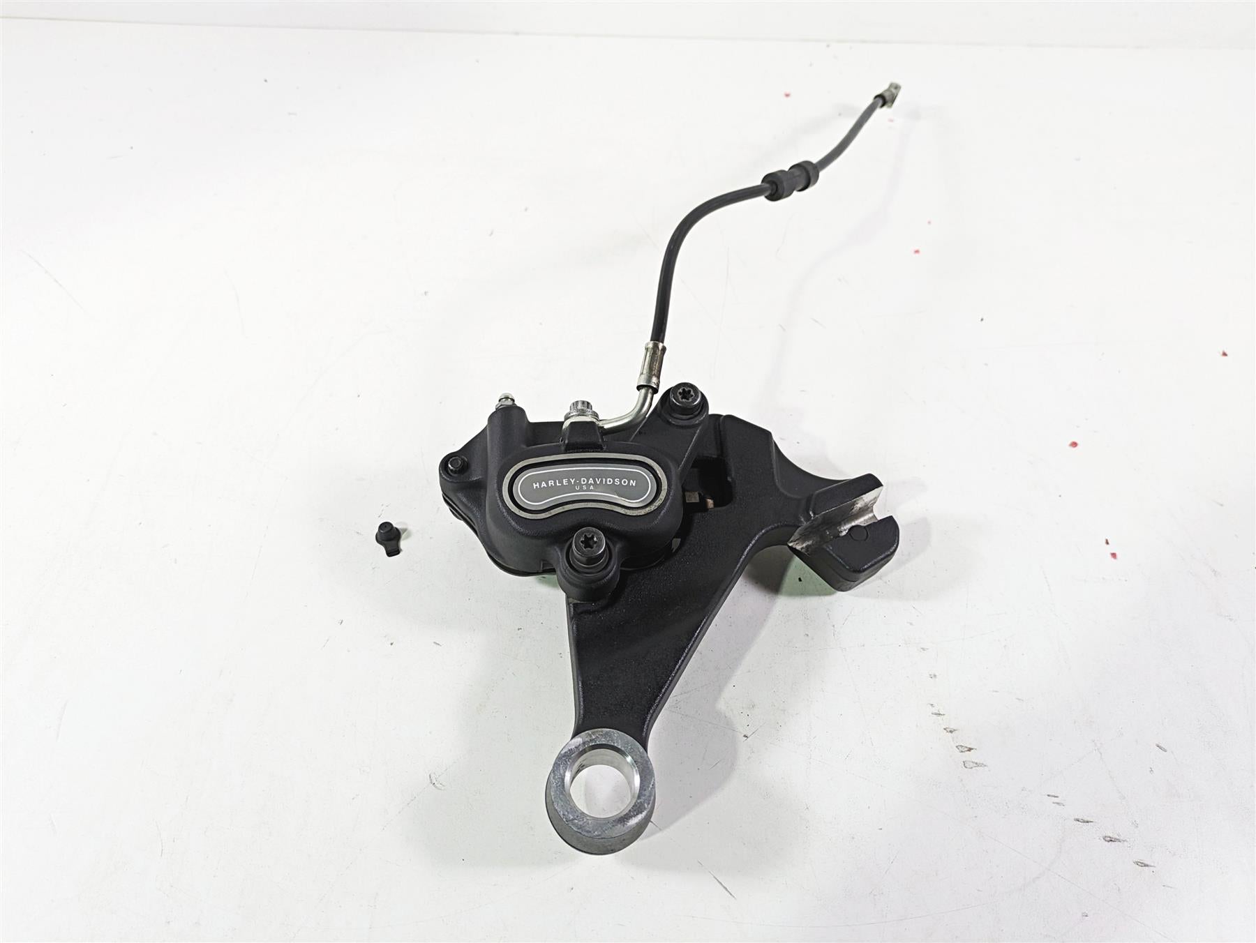 2017 Harley Dyna FXDB Street Bob Rear Brake Caliper & Bracket 40908-08 {{ shop.shopifyCountryName }} - Mototech271