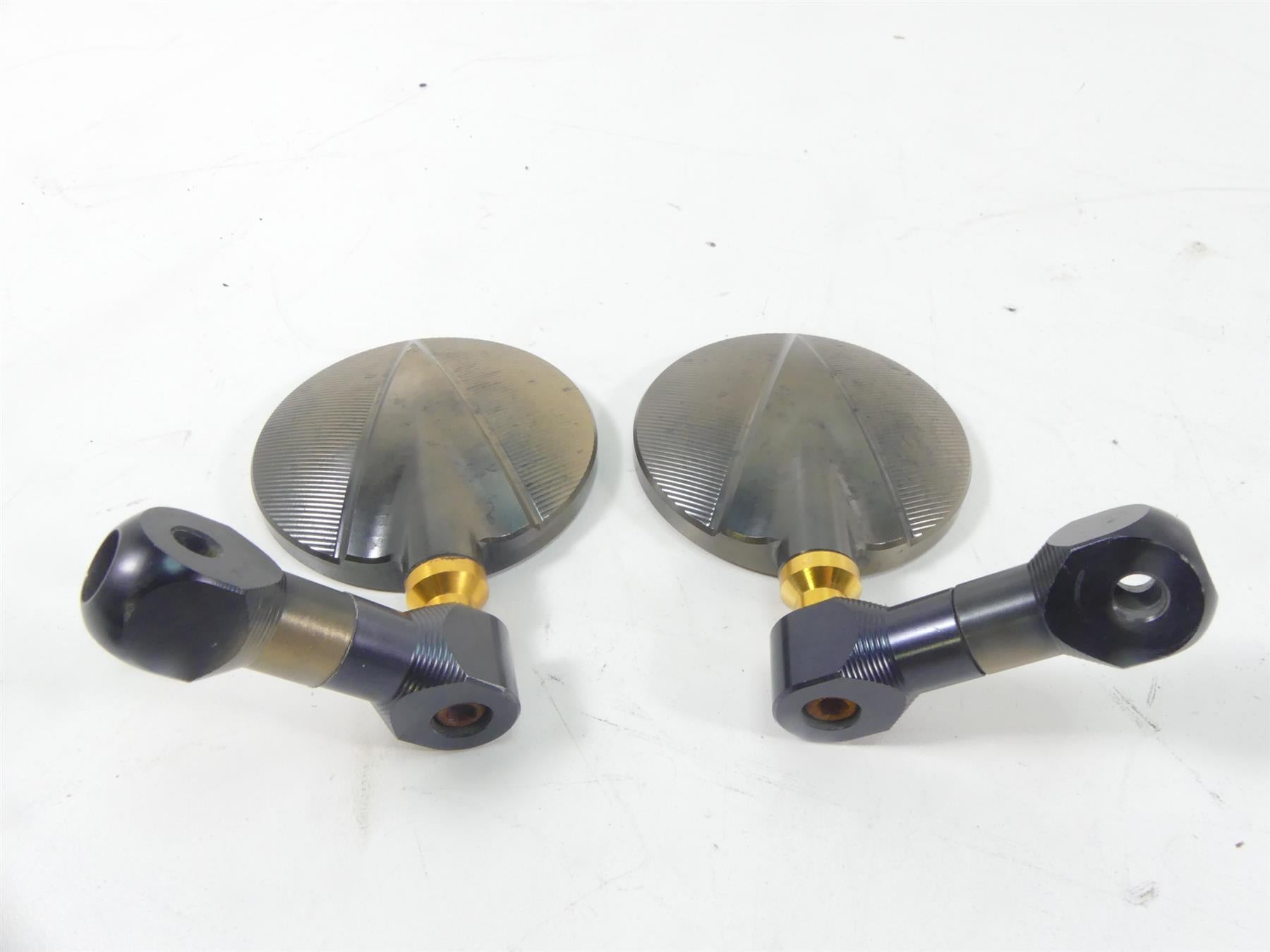 2008 Ducati 1098 S Aftermarket Handlebar End Tip Rear View Mirror Set {{ shop.shopifyCountryName }} - Mototech271