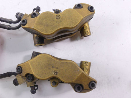 2009 Triumph Street Triple 675R Front Nissin Brake Caliper Set T2020375 T202037 {{ shop.shopifyCountryName }} - Mototech271