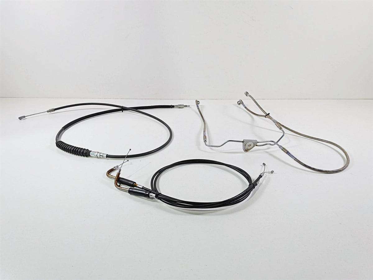 2011 Harley FXDF Dyna Fat Bob 13'' Handle Bar Extended Cable Kit {{ shop.shopifyCountryName }} - Mototech271
