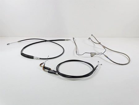 2011 Harley FXDF Dyna Fat Bob 13'' Handle Bar Extended Cable Kit {{ shop.shopifyCountryName }} - Mototech271