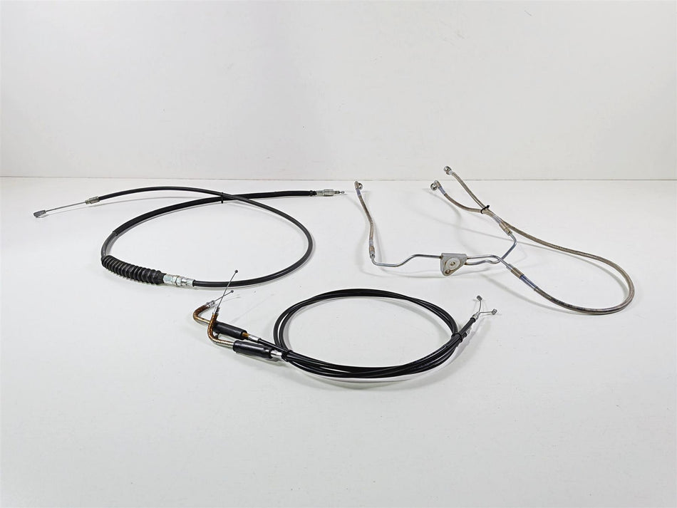 2011 Harley FXDF Dyna Fat Bob 13'' Handle Bar Extended Cable Kit {{ shop.shopifyCountryName }} - Mototech271