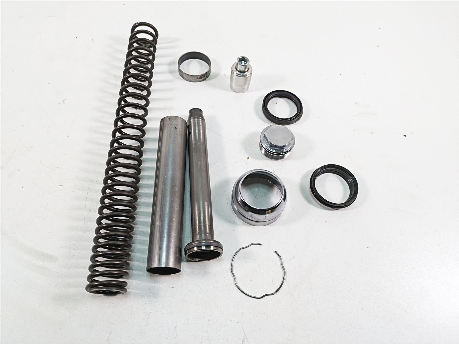 2009 Harley FXDF Dyna Fat Bob Left Front Fork Internals Spring Set 48742-08 {{ shop.shopifyCountryName }} - Mototech271