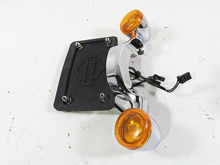 2012 Harley FLD Dyna Switchback Rear Chrome Blinker Turn Signal Bar 68629-05 {{ shop.shopifyCountryName }} - Mototech271