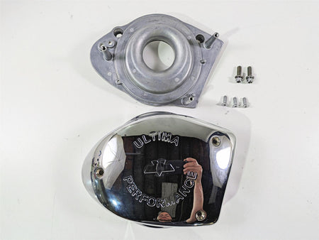 2008 Ultima Motorcycles Fat Bastard Chrome Air Box Intake Manifold & Cover {{ shop.shopifyCountryName }} - Mototech271