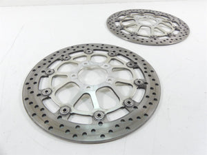 2006 Ducati 999 Biposto Front Left Right Brake Rotor Disc Set 49240751A