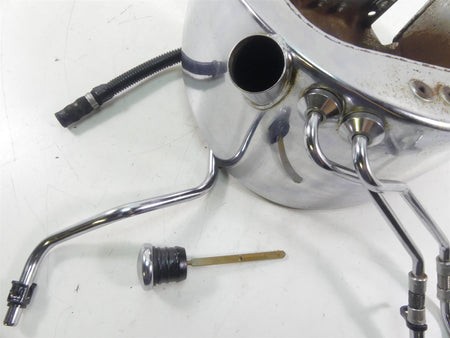 2002 Harley Softail FXSTDI Deuce Chrome Oil Tank Reservoir - Read 62498-00A {{ shop.shopifyCountryName }} - Mototech271