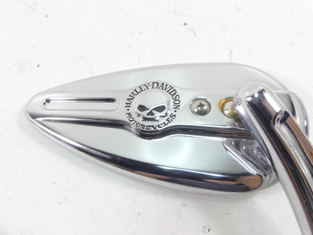 2012 Harley Touring FLHTK Electra Glide Willie G Skull Teardrop Mirrors 91315-04 {{ shop.shopifyCountryName }} - Mototech271