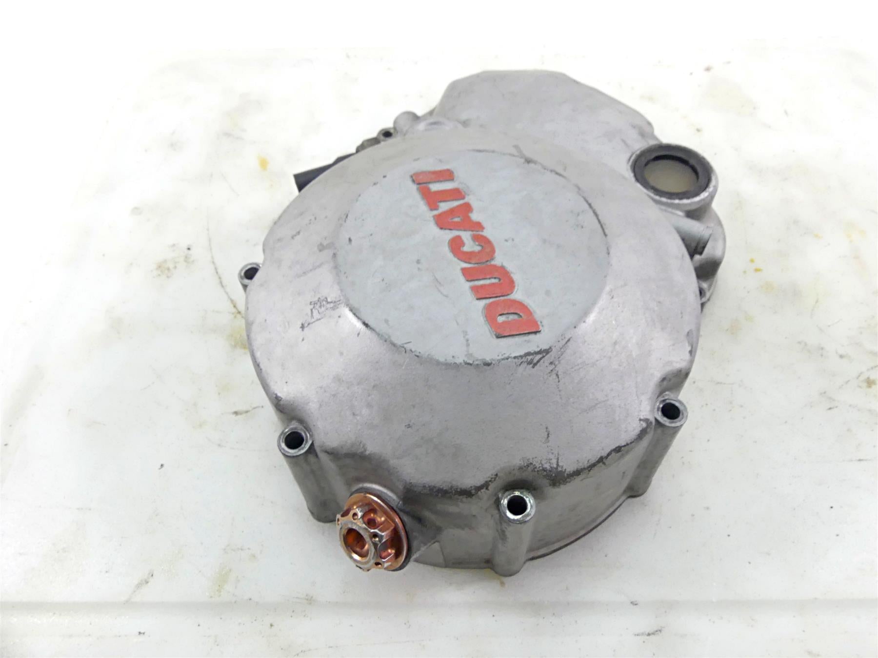 2012 Ducati Monster 1100 EVO Right Side Engine Clutch Case Cover 24331031A {{ shop.shopifyCountryName }} - Mototech271